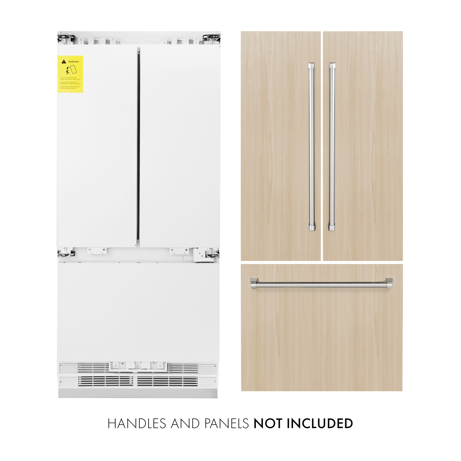 ZLINE NEW 36" PANEL READY REFRIGERATOR ICE WATER (PANELS NOT INCLUDED) RBIV-36 gallery
