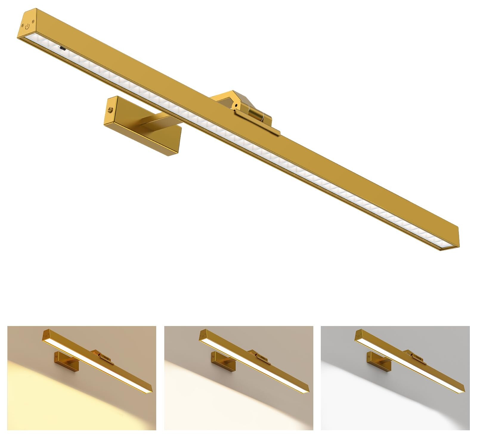 Picture Lights for Wall, Battery Operated Picture Light 24in Gallery Light fo... gallery