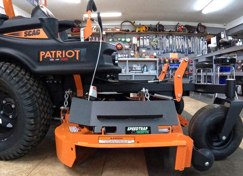 Speedtrap® Chute Blocker Scag® Patriot 61" Mowers (30 sec install! gallery