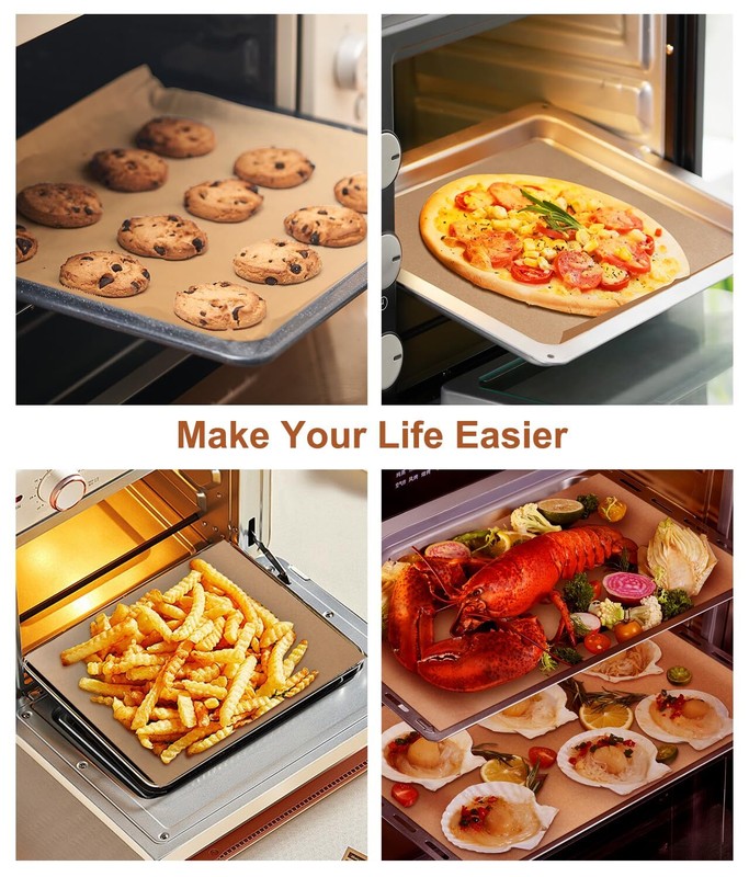 Parchment Paper Baking Sheets 9x13IN Precut Non-Stick Parchment Paper for Bak... gallery