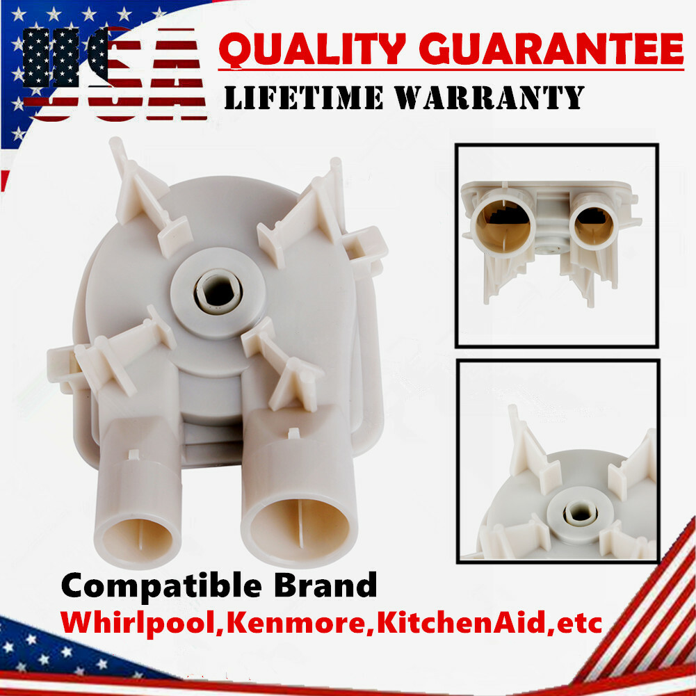 Washer Washing Machine Water Drain Pump Kit For Whirlpool Kenmore Maytag 3363394 gallery