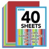 40 Sheets Colored Cardstock 8.5 x 11, 10 Assorted x 11 inches, Multicolor gallery