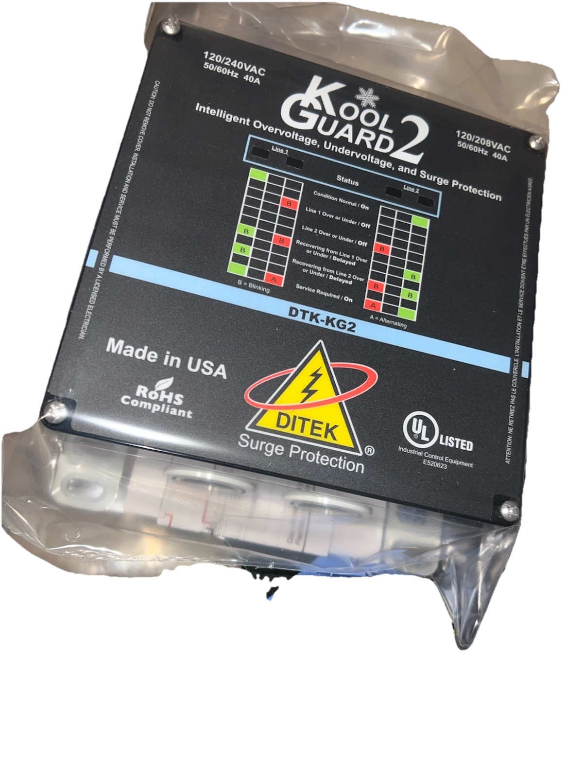 Ditek DTK-KG2 Kool Guard Series HVAC Intelligent Voltage Monitoring gallery