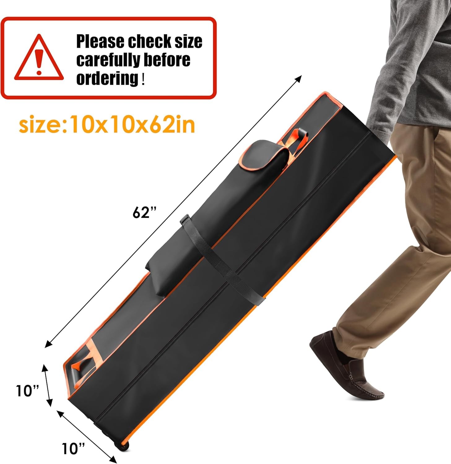 10 X 10 X 62In Canopy Bag Replacement for 10 X 10 Pop up Canopy Tent with Roller gallery
