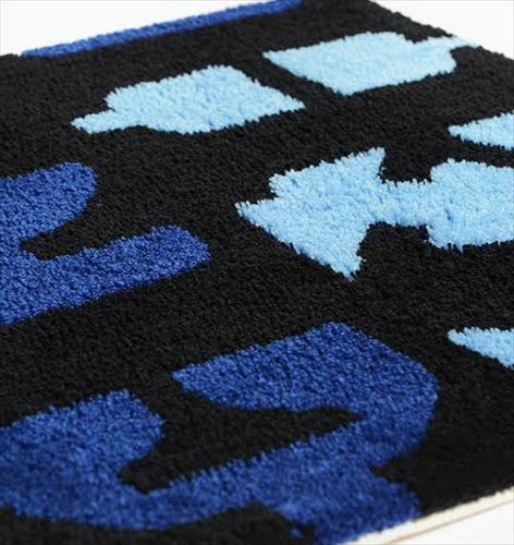 HATE rag mat sync. D * face blue Stolen Space Gallary gallery