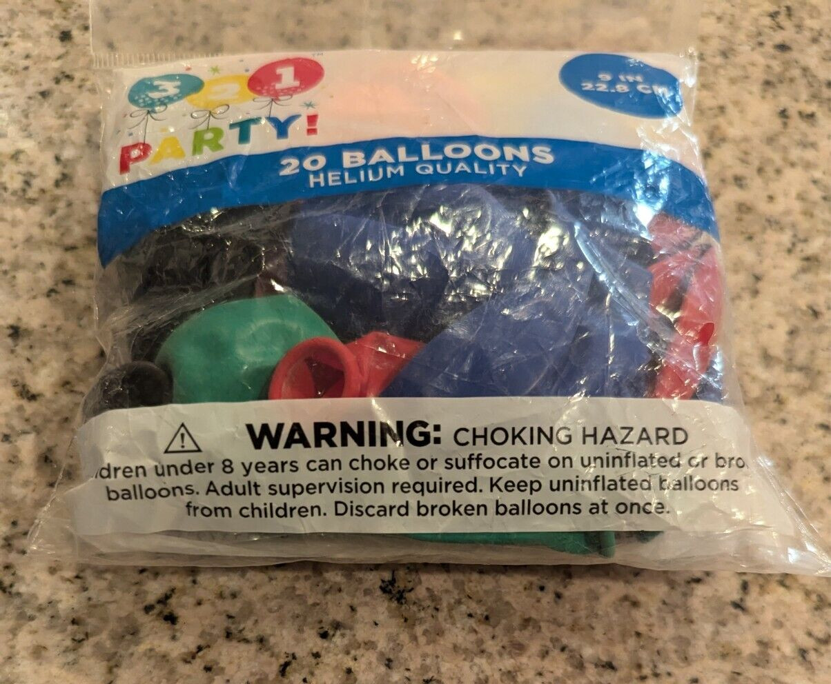Color Balloons 9Inch 20count Helium Quality 321 Party, Birthday, Baby Shower gallery