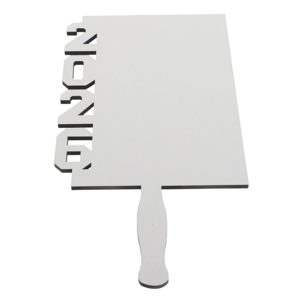 Fan Shaped White Sublimation Photo Frame for 2026 Grad Party Centerpiece Decor gallery