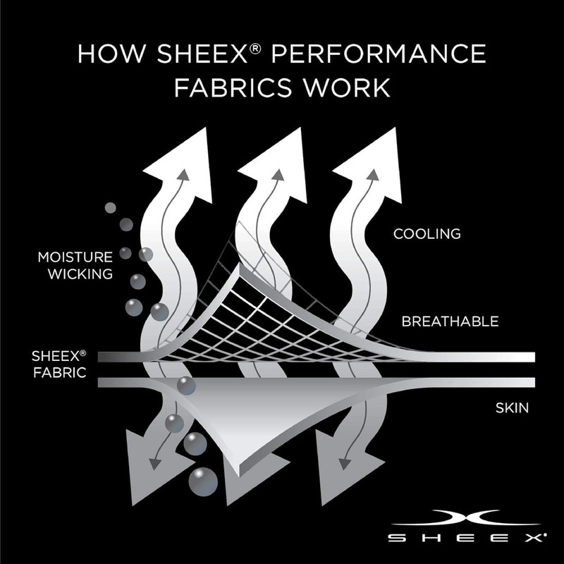 SHEEX - Active Comfort Cooling Sheets Set (King/California King) Pewter - Moistu gallery