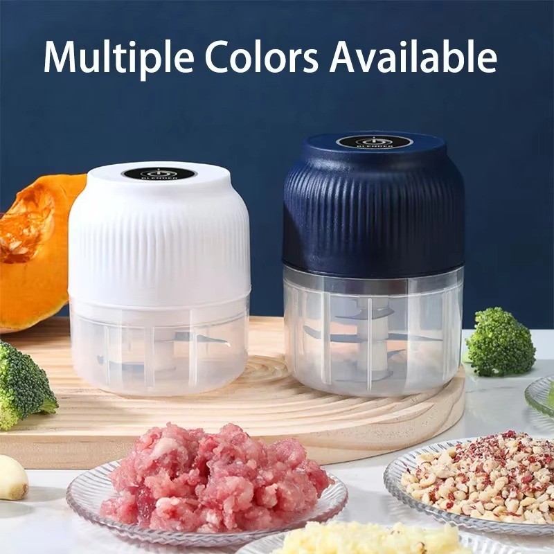 250ml Garlic Masher Crusher Electric Kitchen Food Chopper USB Portable Meat gallery