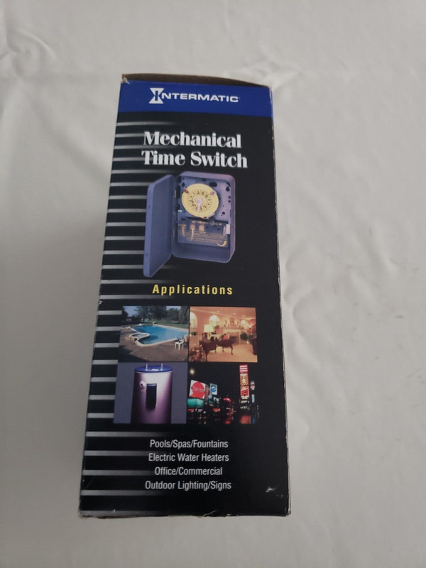 Intermatic T101 SPST Mechanical Time Switch Gray - 120V 40amp gallery