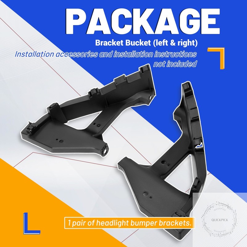 Pair Headlight Bracket For 2016-2021 Honda Civic Replacement for 71140-TBA-A00 gallery