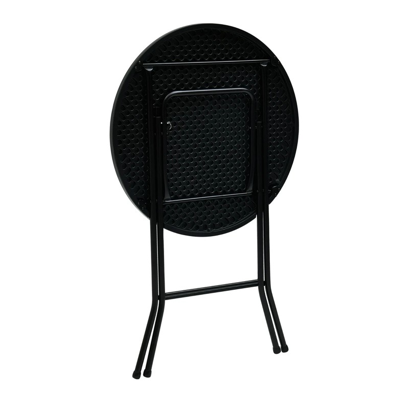 High Top Folding Bistro Table Cafe Round Outdoor Patio Cocktail Party Porch Side gallery