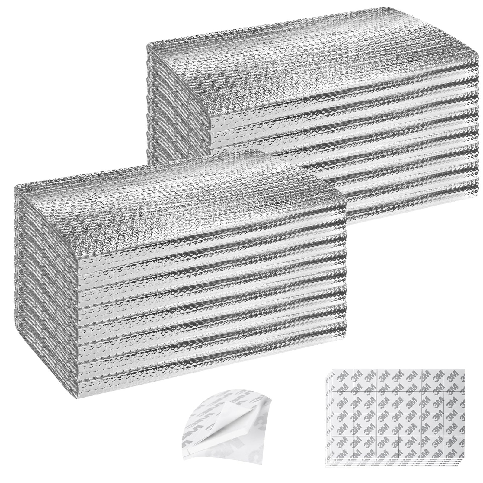 Garage Door Insulation Kit - 16P Double Bubble Window Heat 20.5 x 54 IN gallery