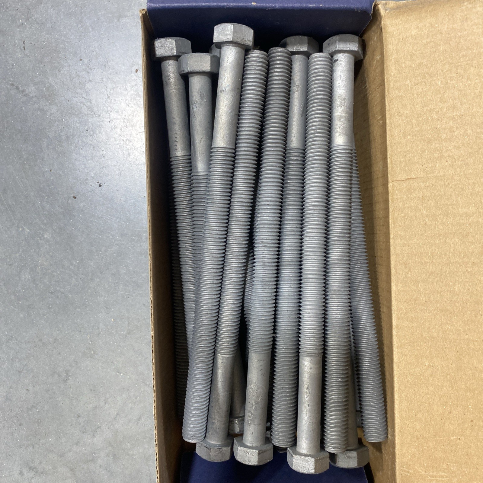 Midwest 1/2"-13 x 8" Hot Dip Galvanized Steel Coarse Thread Hex Cap Screws gallery