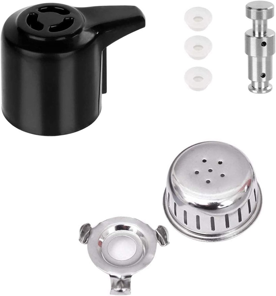 Steam Release Handle, Original Float Valve Replacement Parts with 3 Silicone Cap