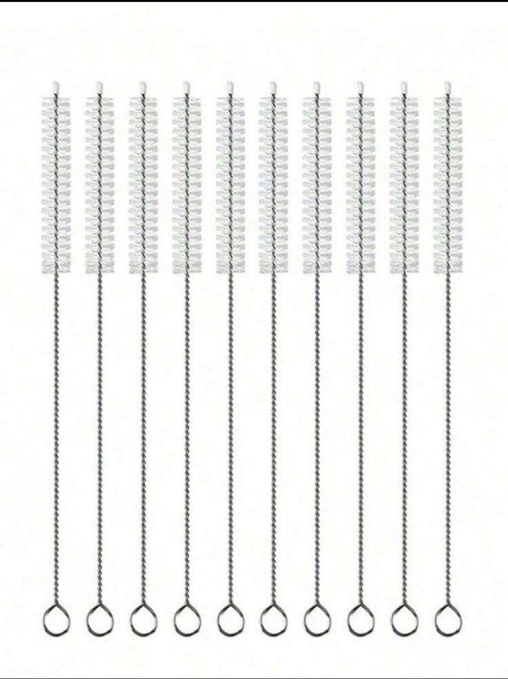 10PCS Extra Long Straw Cleaner Brush Set for Bottles & Tight Spaces