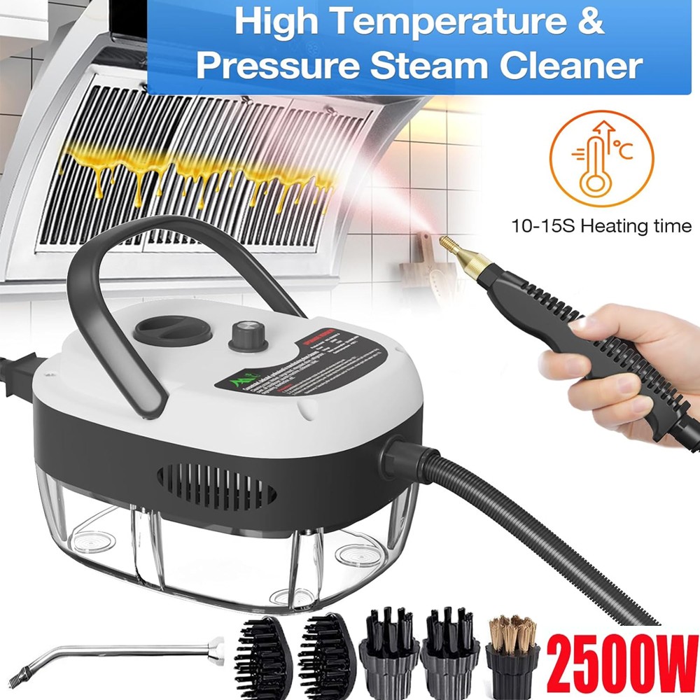 Handheld High Temp Steam Cleaner High Pressure Household Cleaning Machine 2500W gallery