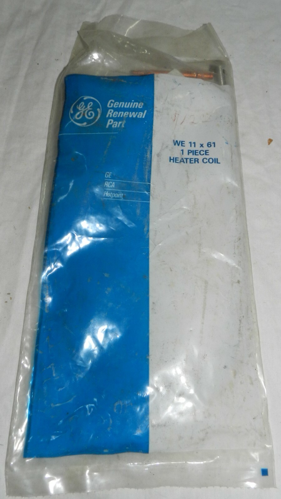 GE New in Package Replacement Part WE11X61 1 piece Heater Coil for Dryer gallery