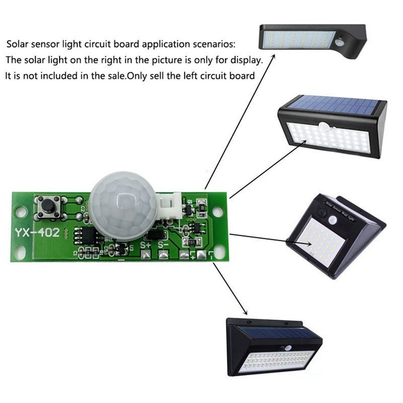 3 7V PIR Sensor Solar Board for Enhanced Outdoor Safety and Visibility gallery