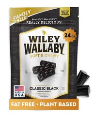 Wiley Wallaby Licorice 24 oz Classic Soft Chewy Australian Black Candy