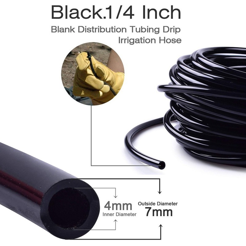 100ft Drip Irrigation System Garden Plant Self Watering Micro Hose Sprinkler Kit gallery