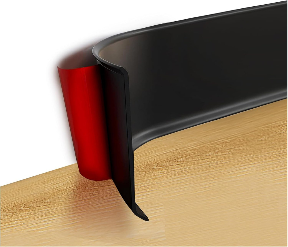 Flexible Wall Baseboard Molding Trim, 4 Inch X 20 Feet Peel and Stick Vinyl Wall