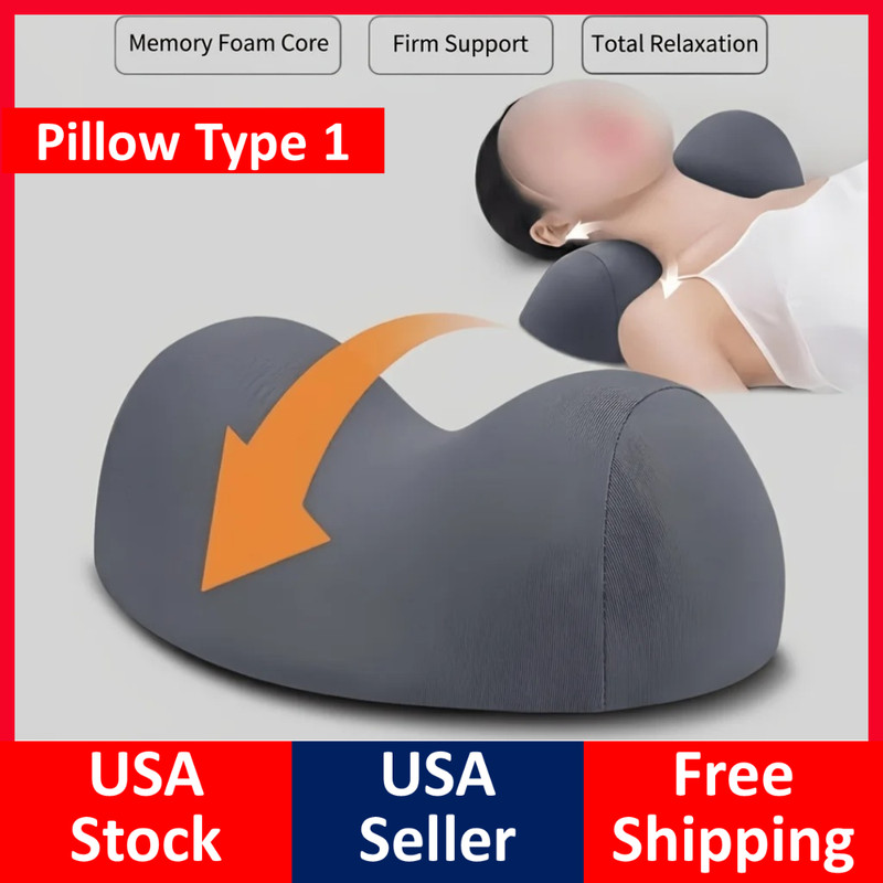 Cervical Memory Foam Pillow for Neck Pain Relief Ergonomic Neck Support Pillows gallery