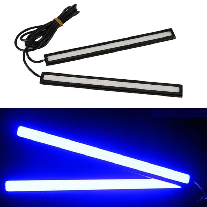 2pcs 17CM Universal COB LED Strip Car Daytime Running Fog Lamp DRL Driving Strip gallery