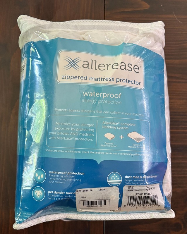 Allerease Full Waterproof Maximum Allergy Protection Zippered sac Read gallery
