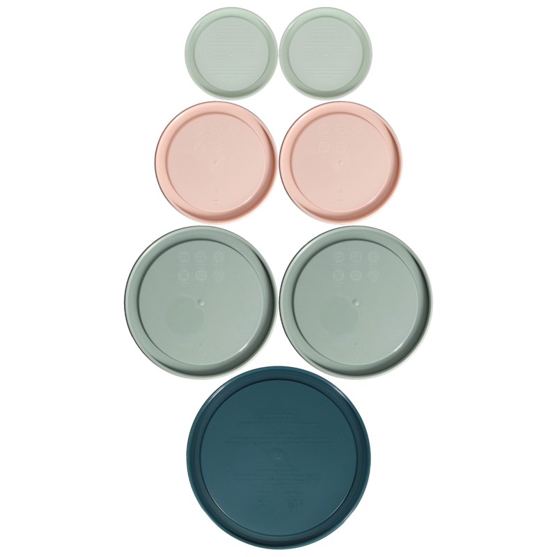 Pyrex 7 Pack - (2) 7202-PC, (2) 7200-PC, (2) 7201-PC, (1) 7402-PC Lids gallery