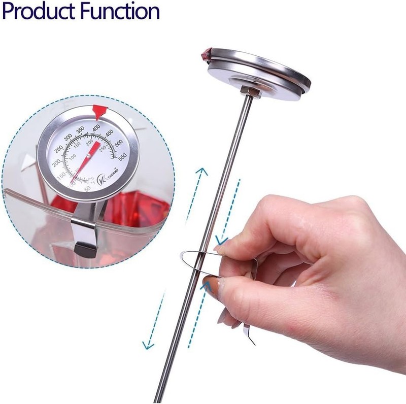 Durable Stainless Steel Candy Thermometer - Fast Read System for Perfect Results gallery