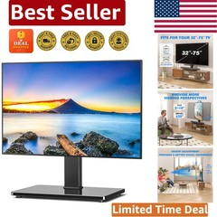 Height Adjustable Universal TV Stand for 32-75 Inch Screens – Swivel Design