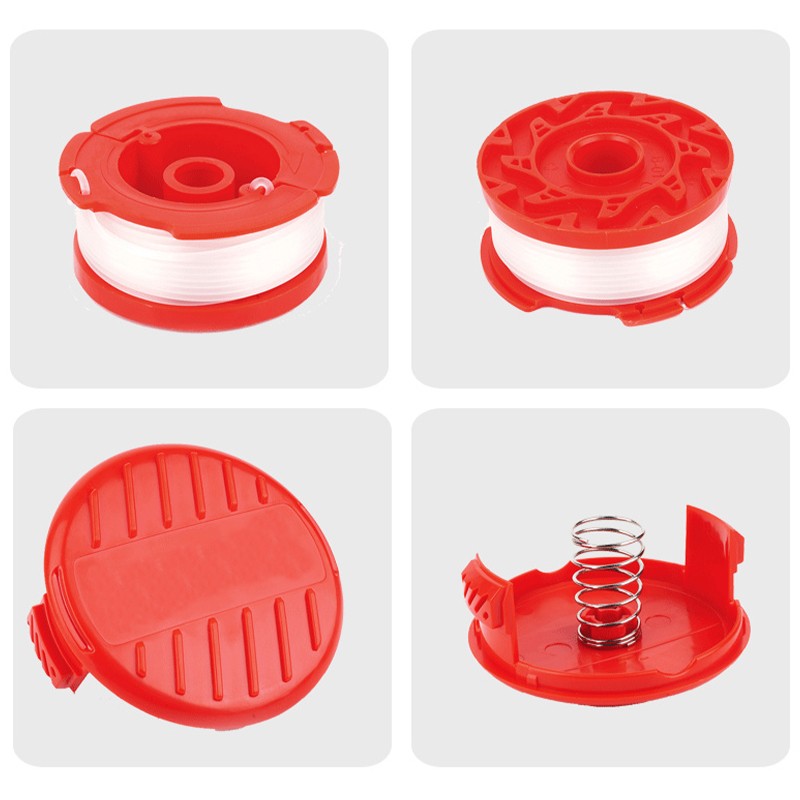 6 Spool+1 Cap+1 Spring CMZST065 Replacement String Trimmer Spool For CRAFYSMAN gallery