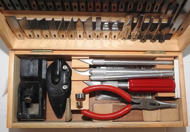 🎄🇺🇸XMAS SPECIAL $ALE-CUSTOMIZED VINTAGE X-ACTO #86 KIT 1970s +PLIERS+BONUS 🎄 gallery