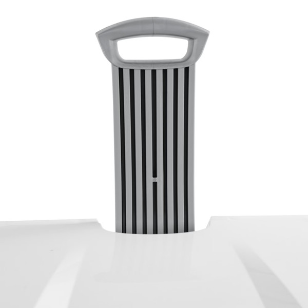 2pack Wheeled Hamper Plastic Laundry Hamper with Handle and Wheels for Transport gallery