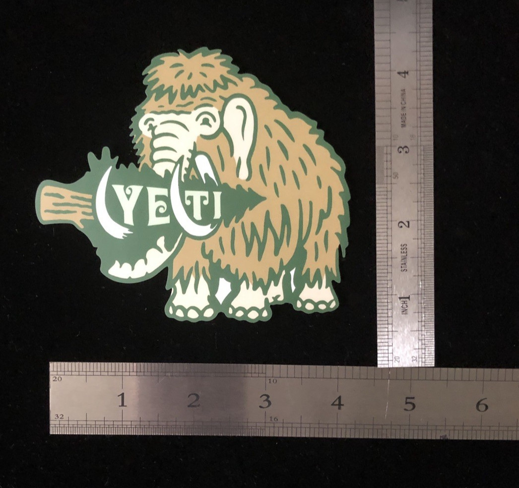 Rare Yeti Mastodon Sticker gallery