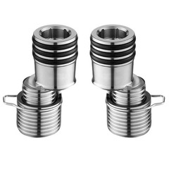 Shower Experience 360 Degree Rotation Flexible Angle Connector Compact Design