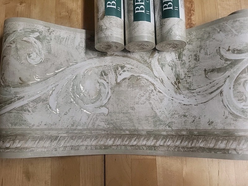 3 Rolls Beacon House Wallpaper ! BORDER ! 5 yds 7in Wide sealed Made In ENGLAND gallery