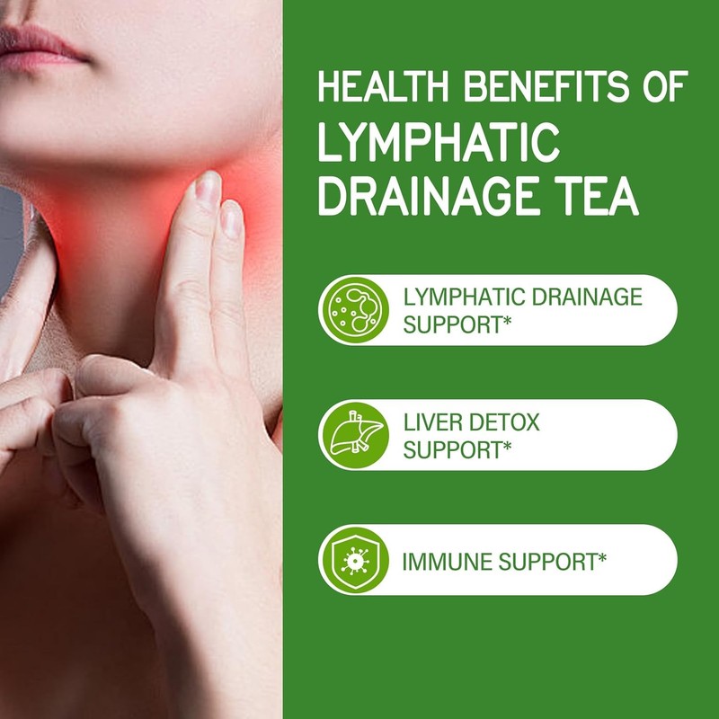 Cleavers Herb Lymphatic Drainage Tea Bags, 50 Counts for Lymph System & Immune S gallery