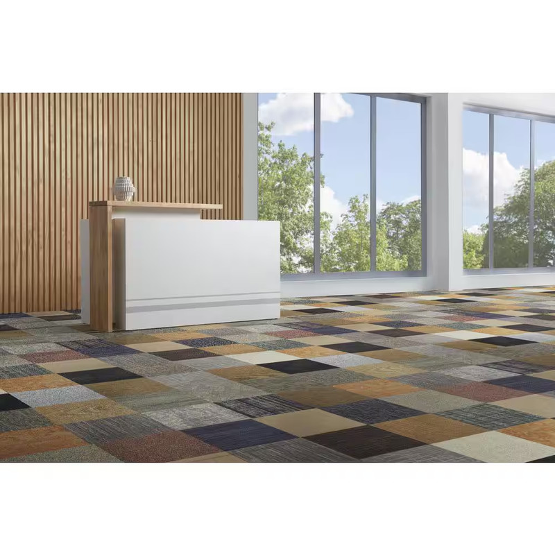 Versatile - Assorted - Multi-Colored Commercial/Residential 24 X 24 In. Peel and gallery