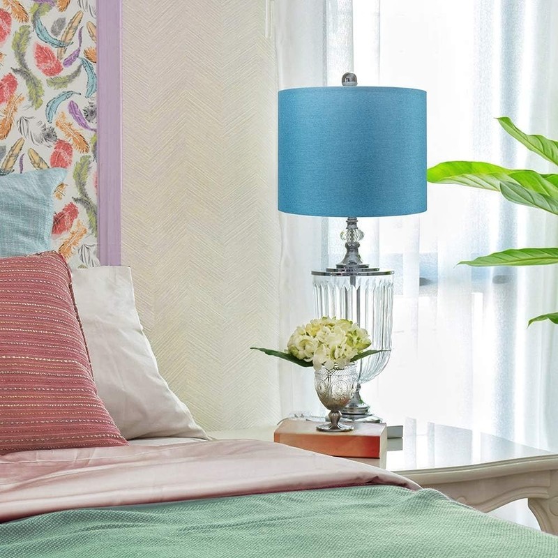 Wellmet 13"x13"x10" Assembly Required Lampshade for Table/Beside/Floor Lamp gallery
