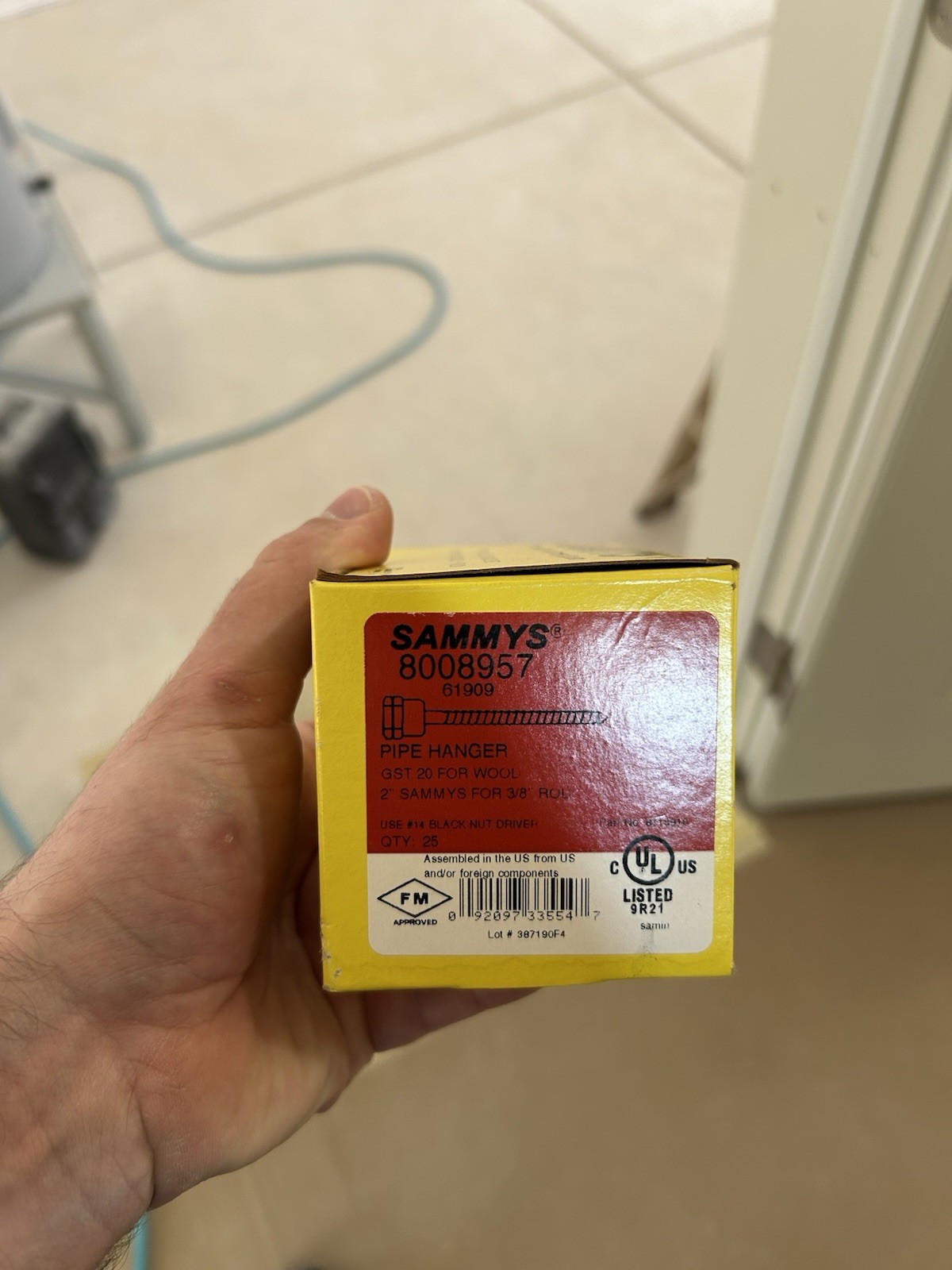 2 Inch Sammys For 3/8 Rod All Thread Hangers gallery