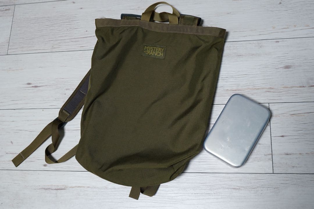 MYSTERY RANCH Olive Ripstop Nylon Backpack with Aluminum Multi-Tool Kit