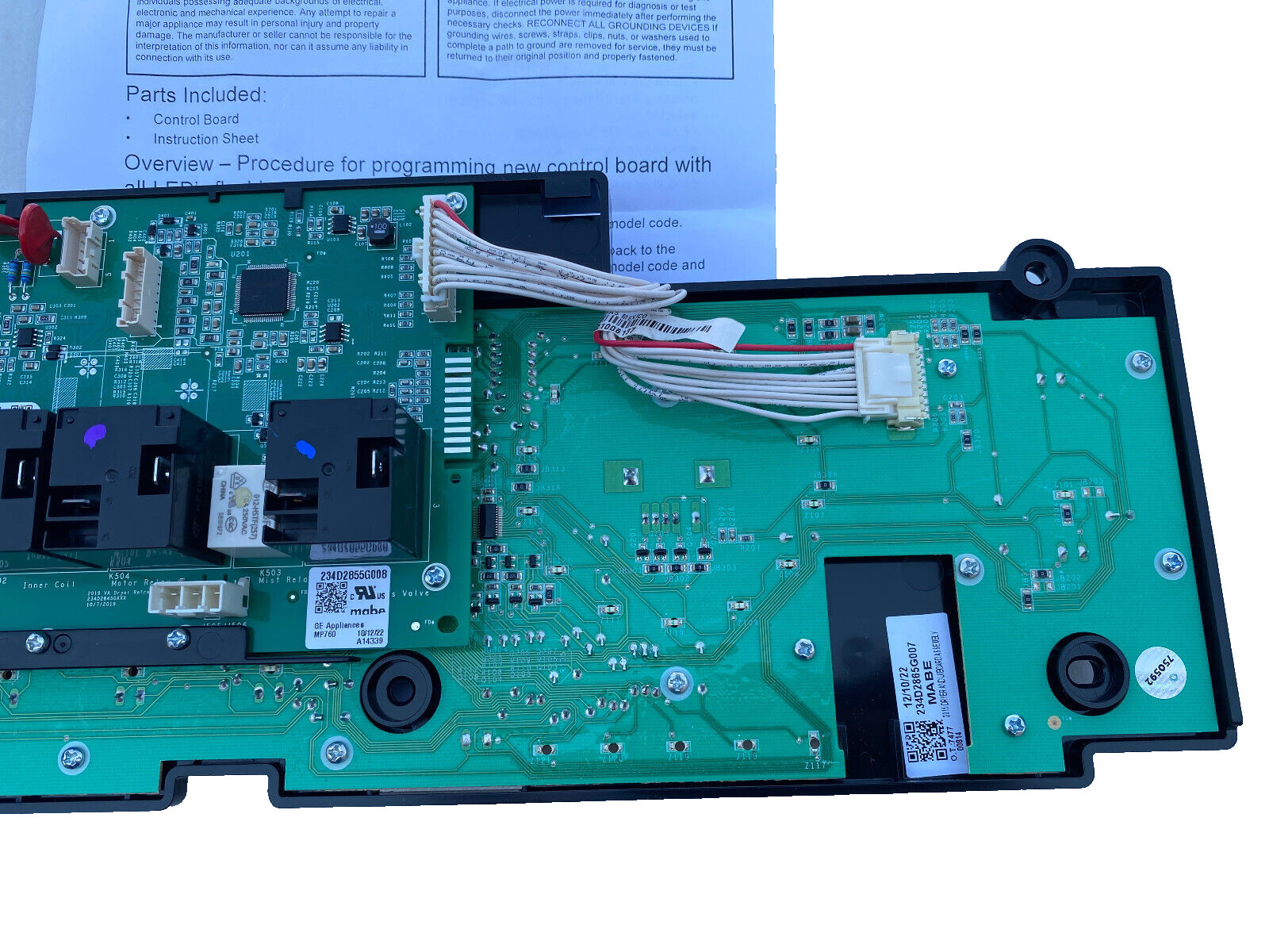 New Genuine OEM GE Dryer Electronic Control Board WE22X32939 gallery