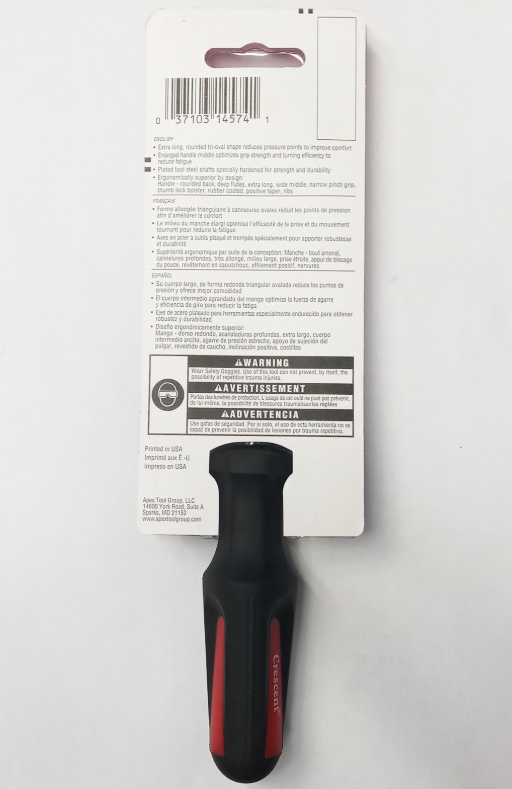 Crescent SDDK14V No. 1 x 4" Dura-Driver Square Socket Screwdriver gallery