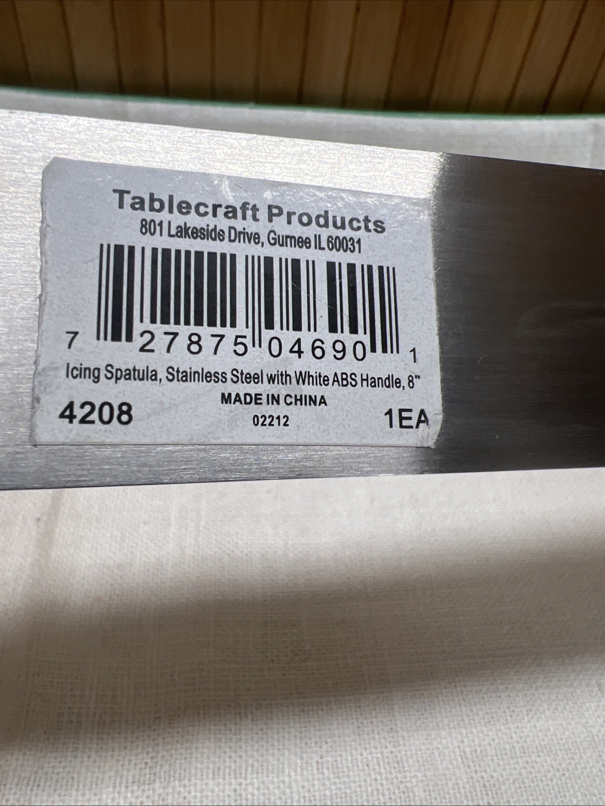 TABLECRAFT ICING SPATULA 8" 4208 gallery