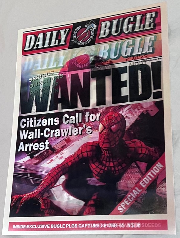 Marvel,Spider Man,Poster 3D Effect, 3 images in one, 3D Lenticular Effect. gallery