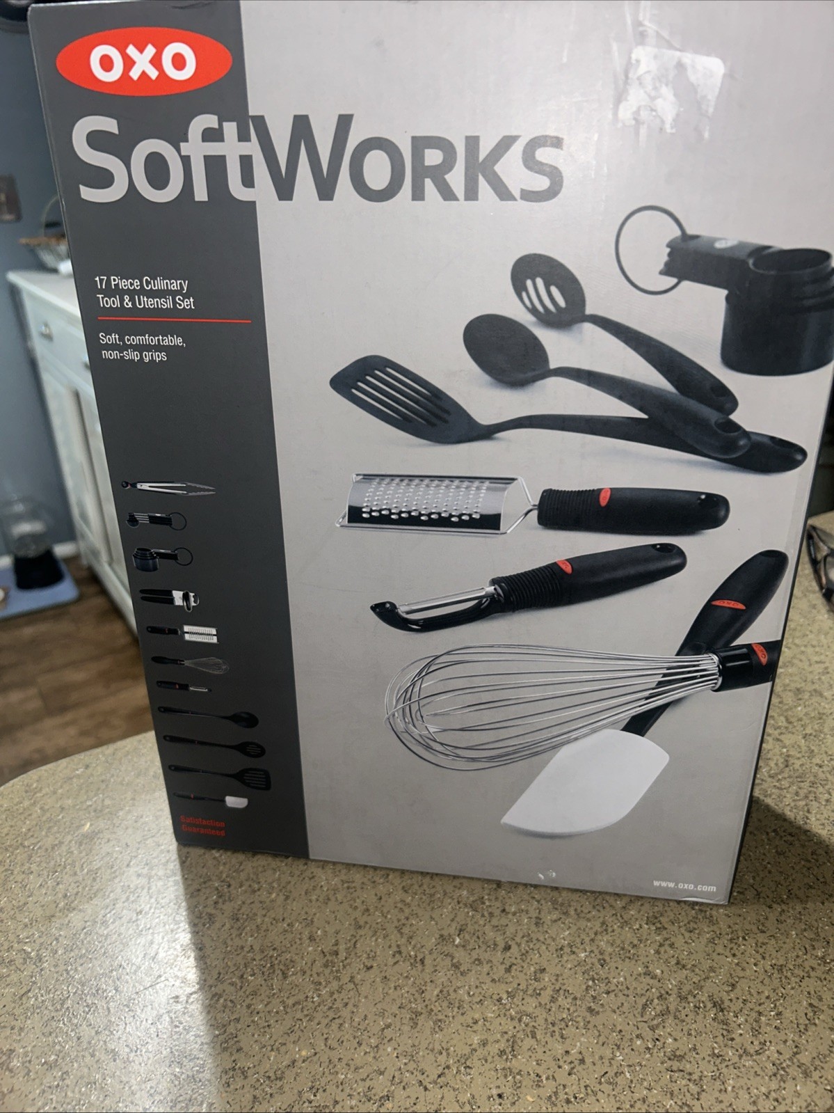 OXO SoftWorks 17 Piece Kitchen Tool Set Efficient Tools For Everyday Tasks. gallery