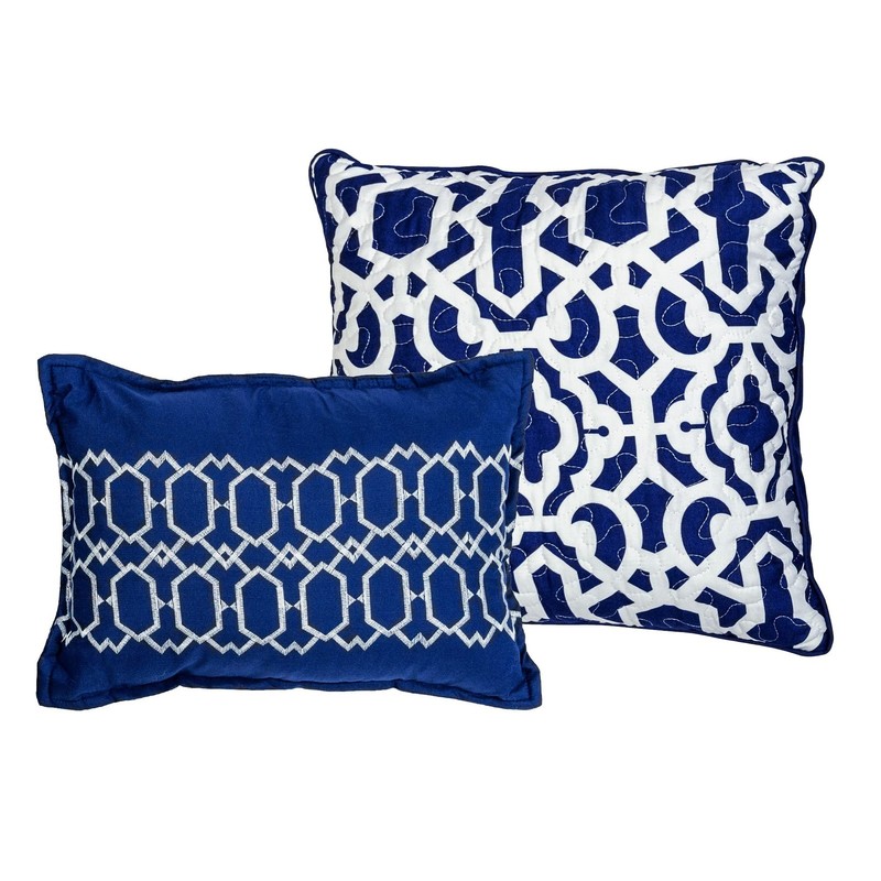 Home Soft Things 7 Piece Printed Microfiber Bedspread 90 X 90 Queen Montgomery gallery