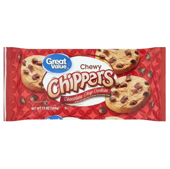Great Value Chocolate Chip Chewy Cookies, 13 Oz gallery